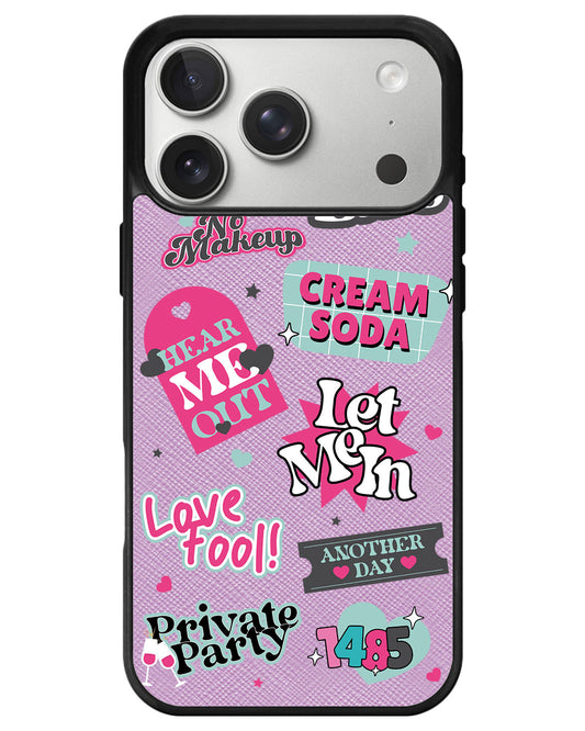 iPhone Leather Grip - EXO Cream Soda
