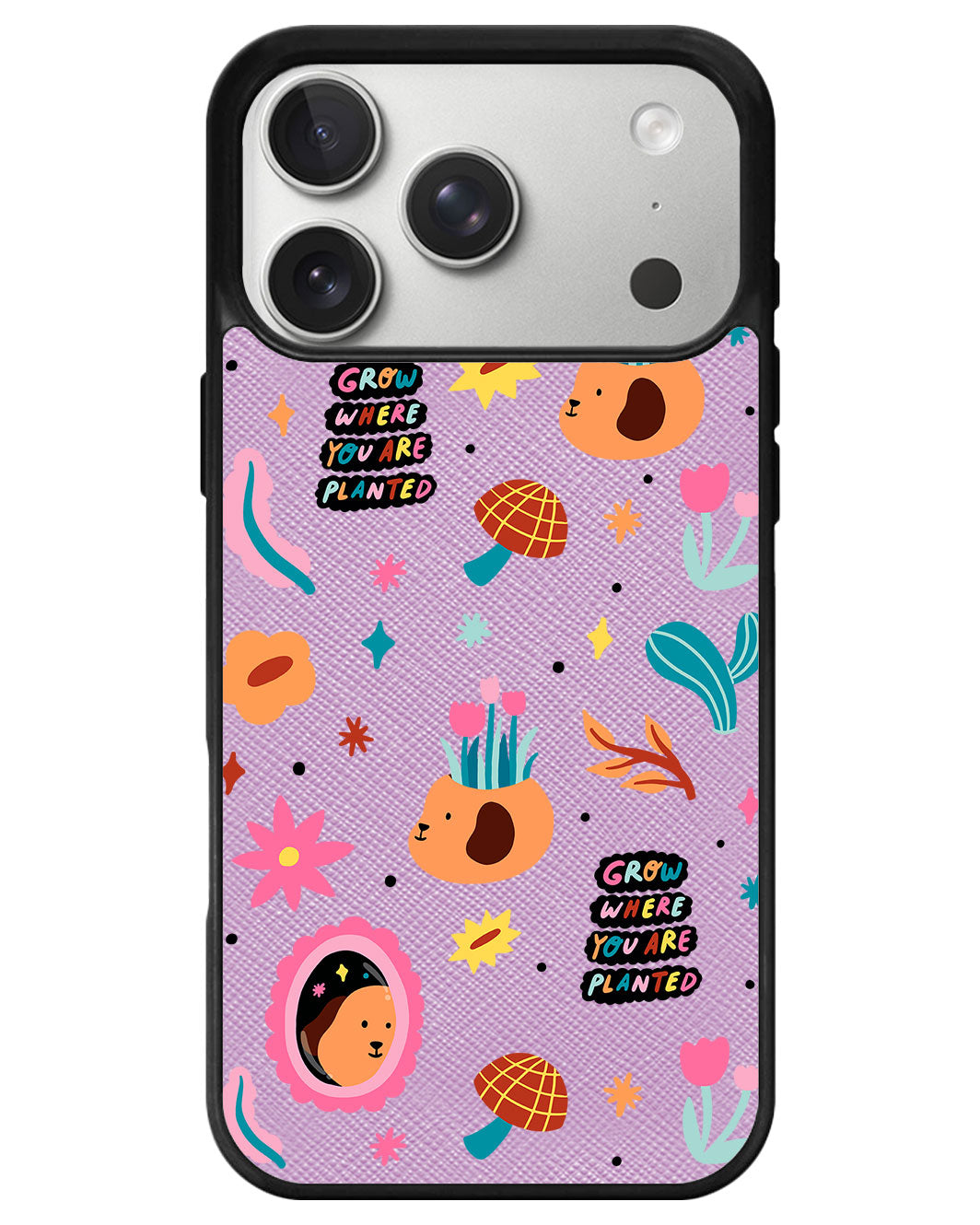 iPhone Leather Grip - Grow and Bloom