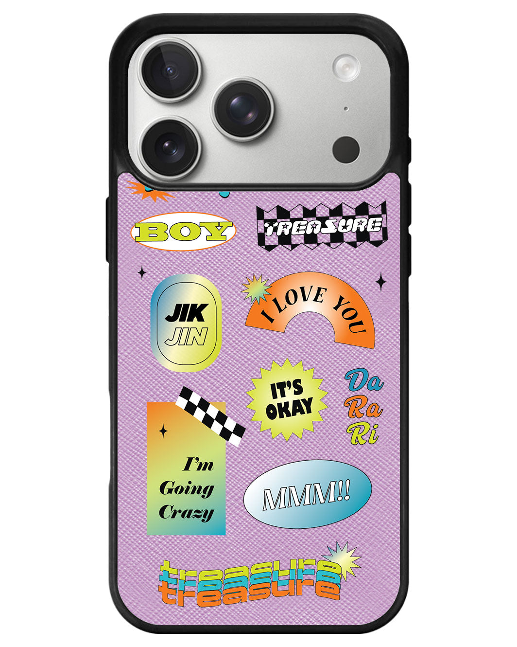 iPhone Leather Grip - Helllo Treasure