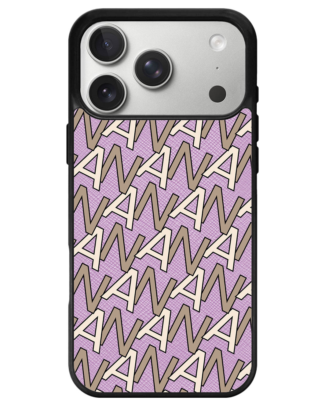 iPhone Leather Grip - Initial Monogram 4.0