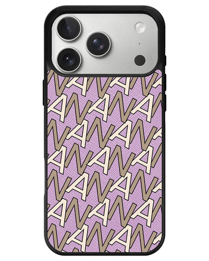 iPhone Leather Grip - Initial Monogram 4.0