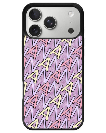 iPhone Leather Grip - Initial Monogram 5.0
