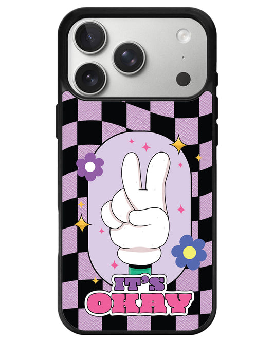 iPhone Leather Grip - It's OK