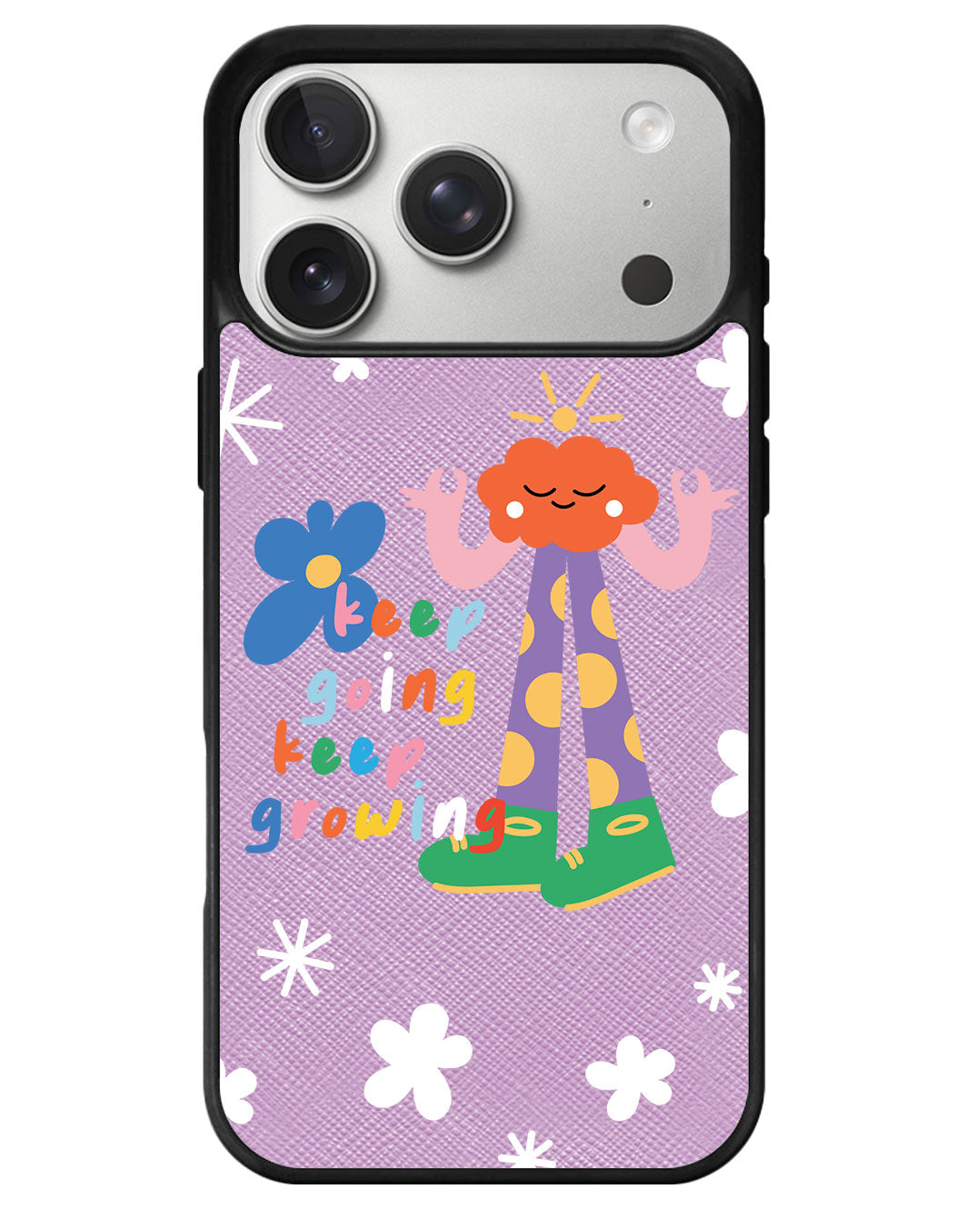 iPhone Leather Grip - Keep Growing
