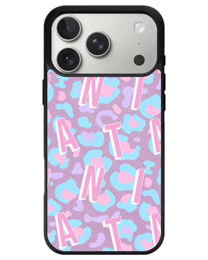 iPhone Leather Grip - Leopard Monogram 6.0