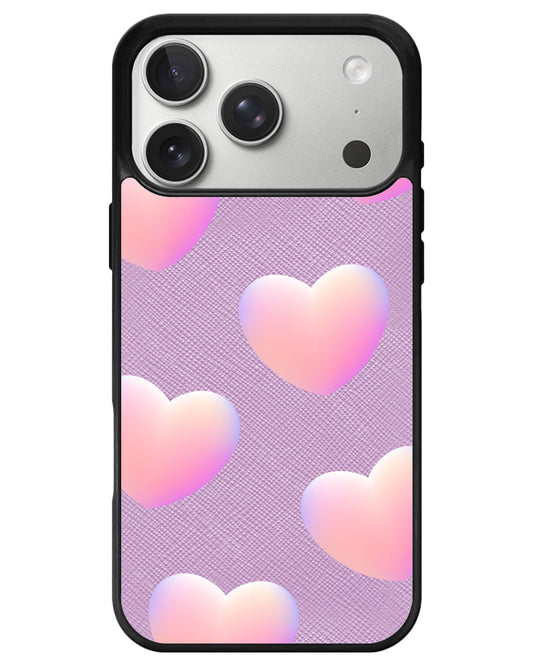 iPhone Leather Grip - Love Shapes