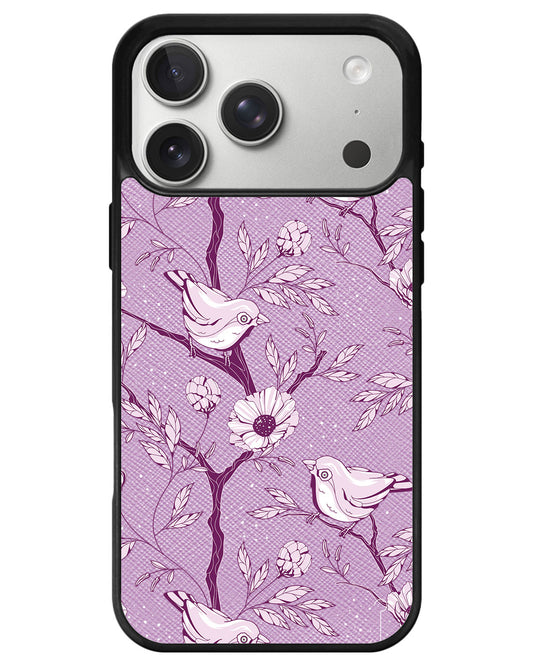 iPhone Leather Grip - Lovebird Monochrome 5.0