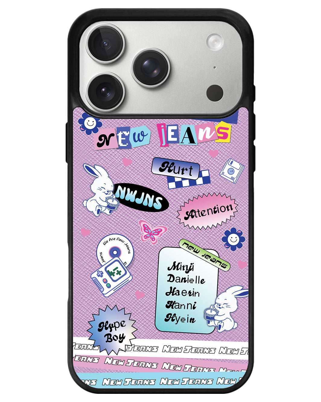 iPhone Leather Grip - New Jeans Sticker