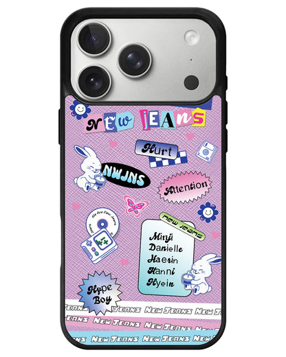 iPhone Leather Grip - New Jeans Sticker