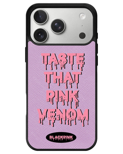 iPhone Leather Grip - Pink Venom