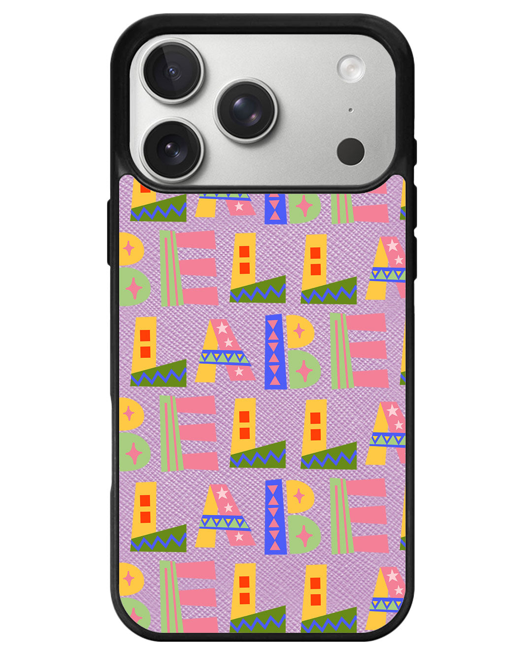 iPhone Leather Grip - Playful Monogram 5.0
