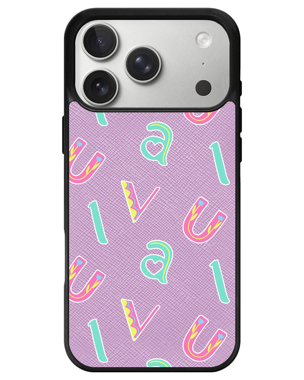 iPhone Leather Grip - Playful Monogram 6.0