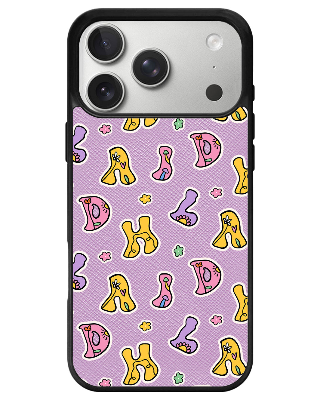 iPhone Leather Grip - Playful Monogram 7.0