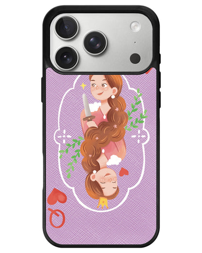 iPhone Leather Grip - Queen