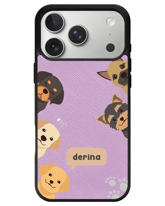 iPhone Leather Grip - Ruff Family 1.0