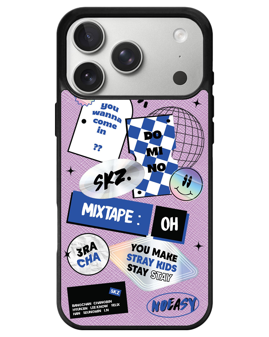 iPhone Leather Grip - SKZ Sticker Pack