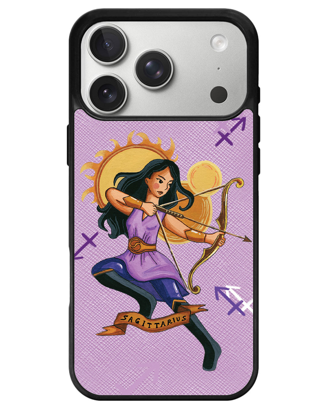 iPhone Leather Grip - Sagitarius