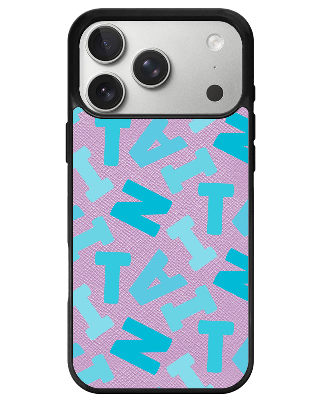 iPhone Leather Grip - Scattered Monogram 5.0