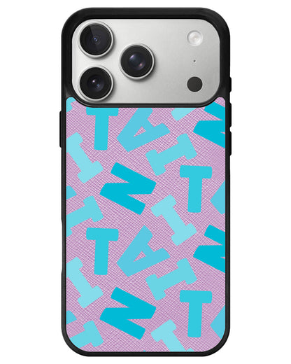 iPhone Leather Grip - Scattered Monogram 5.0