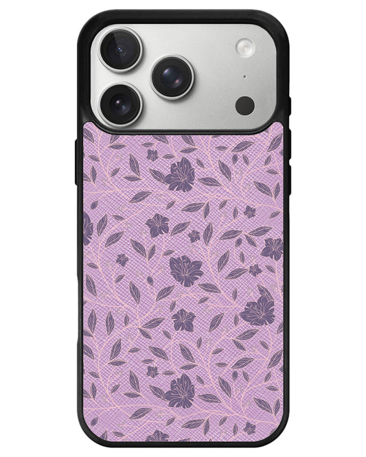 iPhone Leather Grip - Sketchy Flower 4.0