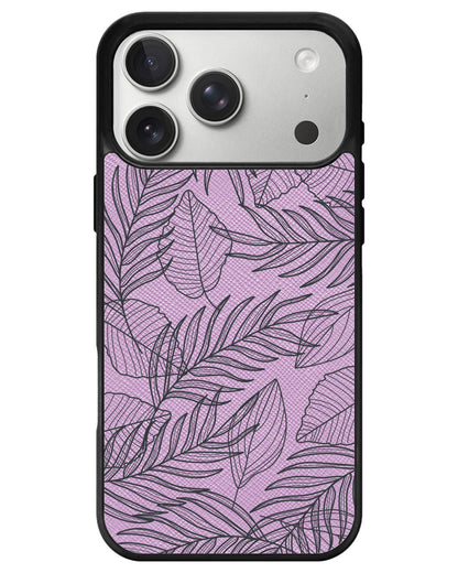 iPhone Leather Grip - Sketchy Tropical 2.0