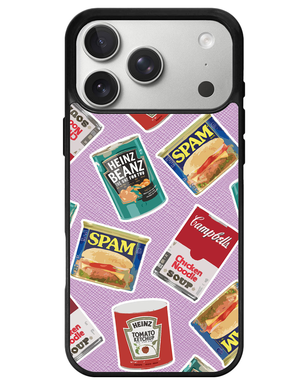iPhone Leather Grip - Tinned Food