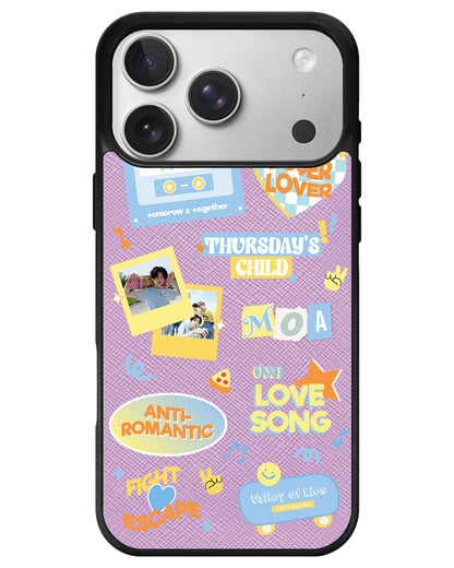 iPhone Leather Grip - TXT Sticker