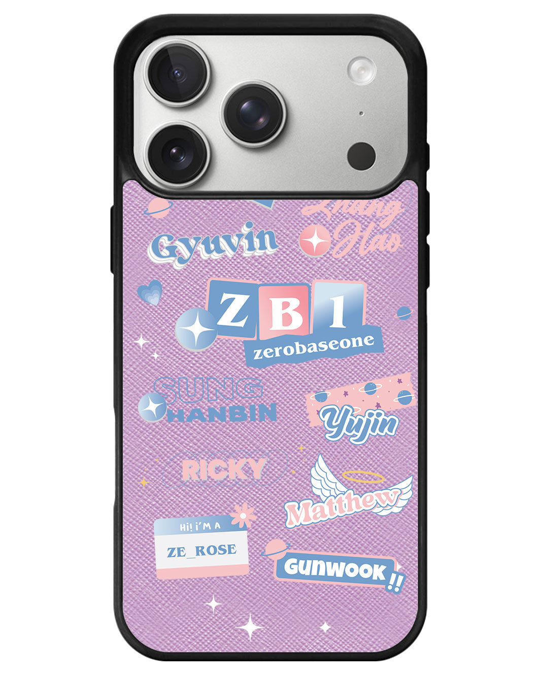 iPhone Leather Grip - Zerobaseone Members