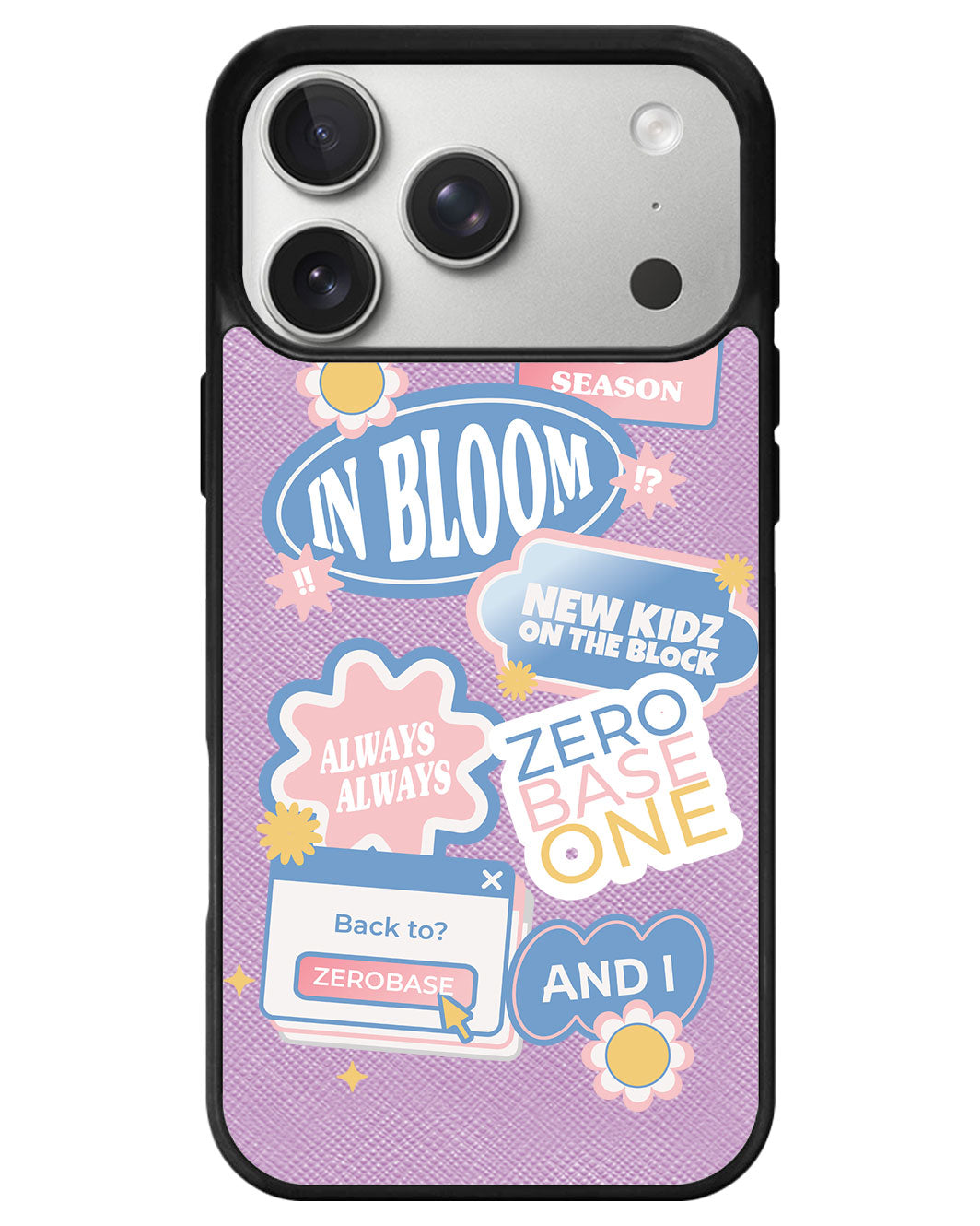 iPhone Leather Grip - Zerobaseone Song Sticker Pack