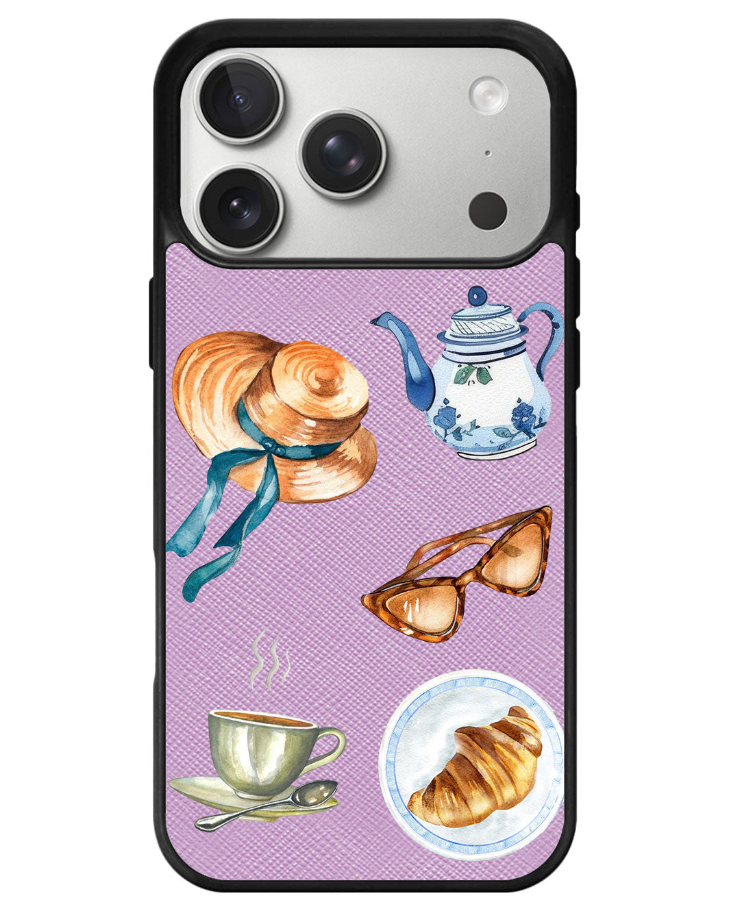 iPhone Leather Grip - Afternoon Tea