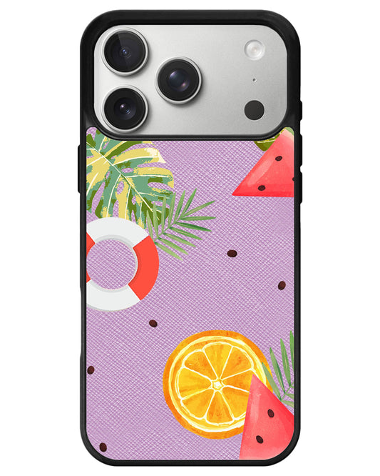 iPhone Leather Grip - Caribbean Vibes