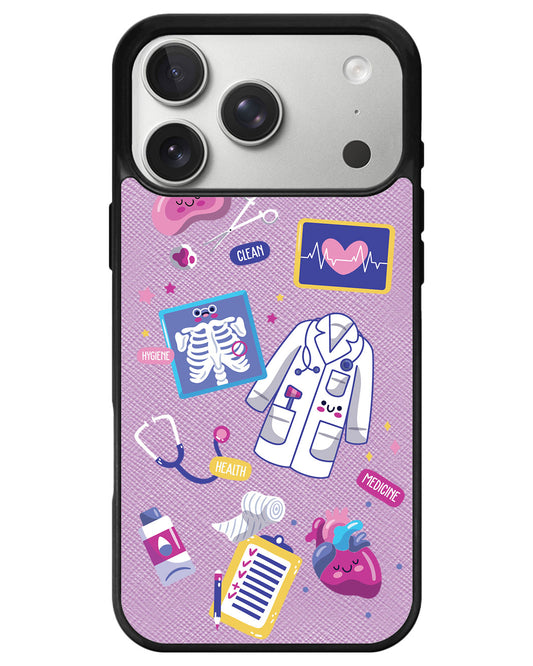 iPhone Leather Grip - Doctor