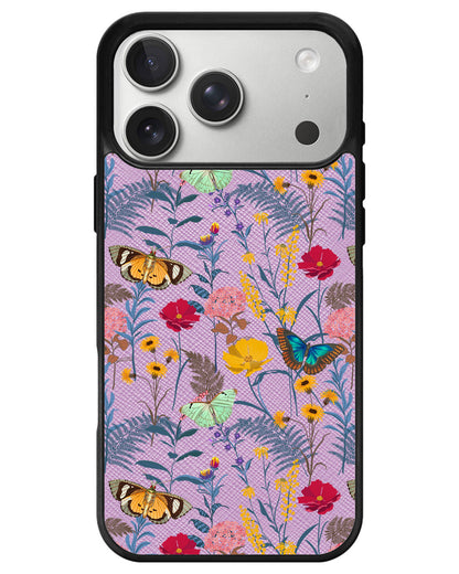 iPhone Leather Grip - Flora Magnolia