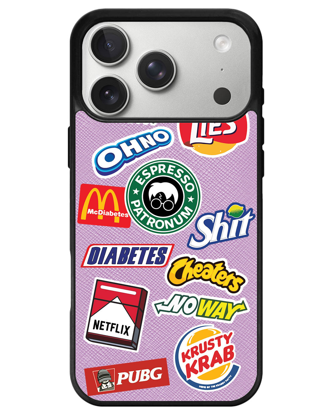 iPhone Leather Grip - Food Parody
