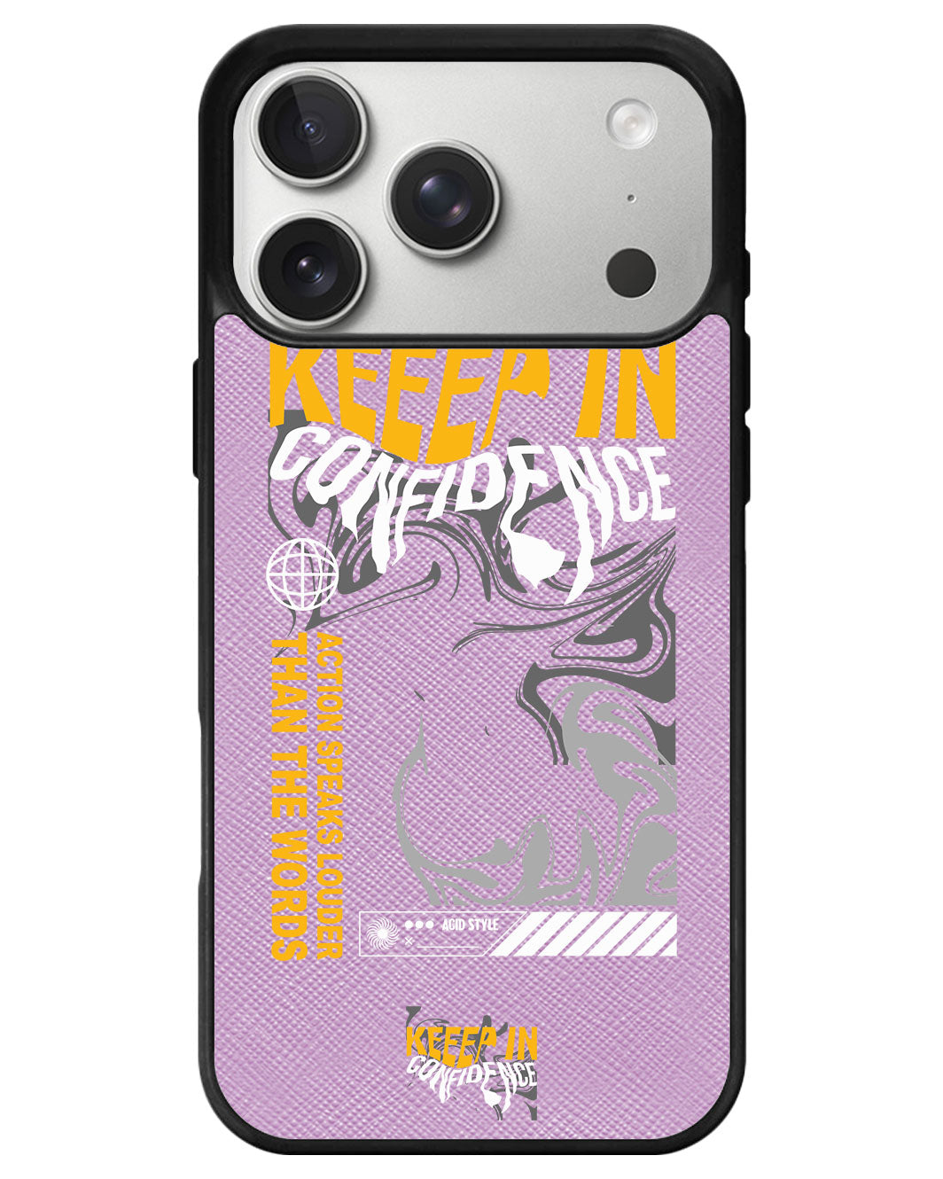 iPhone Leather Grip - Keep in Confidence