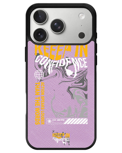 iPhone Leather Grip - Keep in Confidence