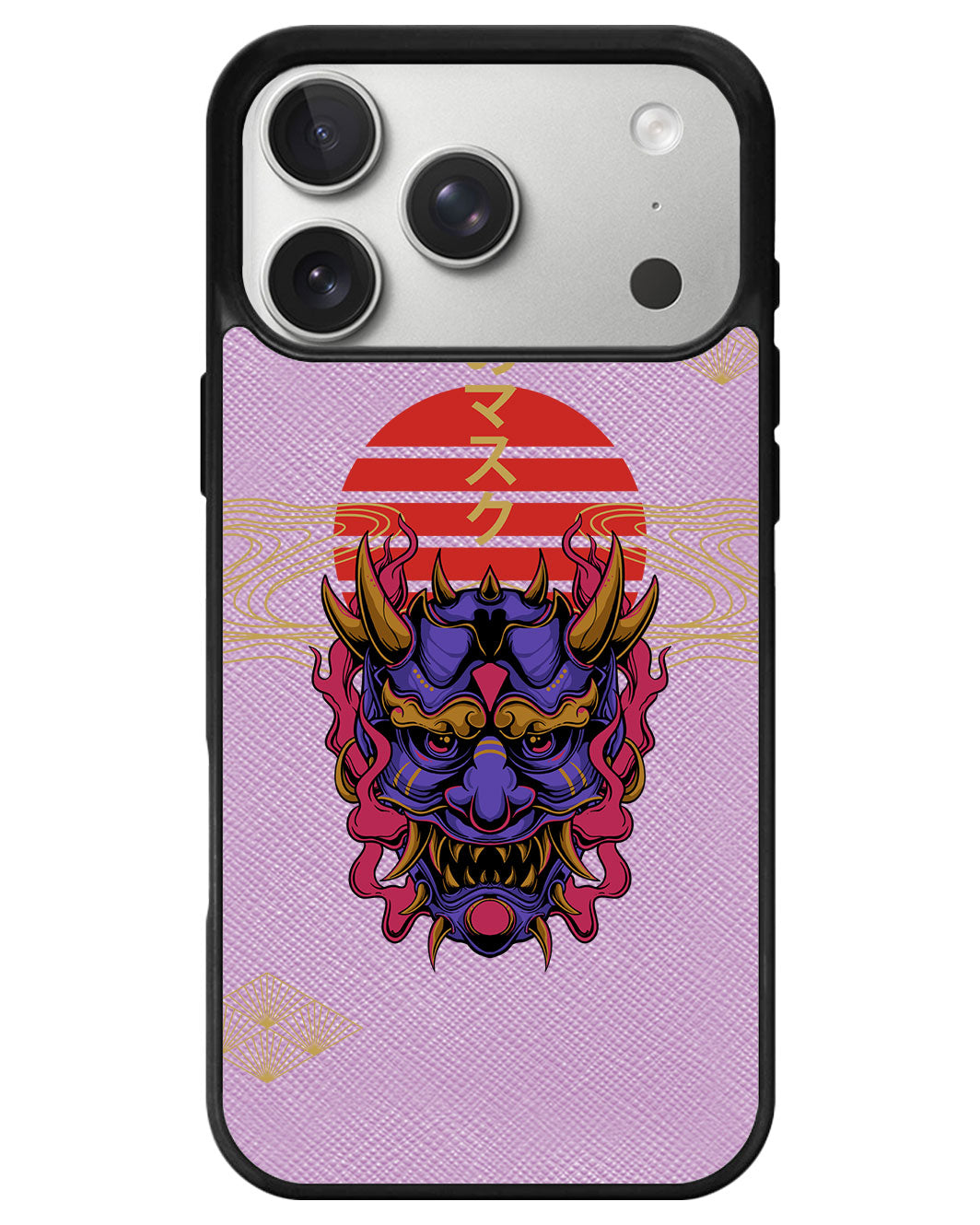 iPhone Leather Grip - Oni Mask