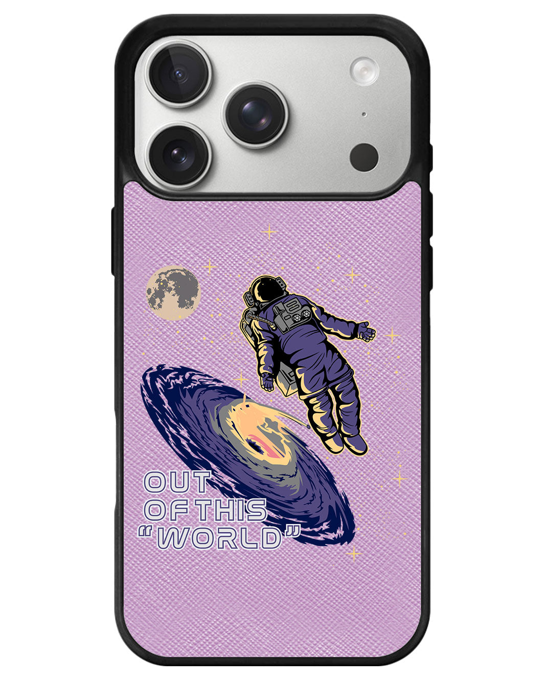 iPhone Leather Grip - Out Of This World