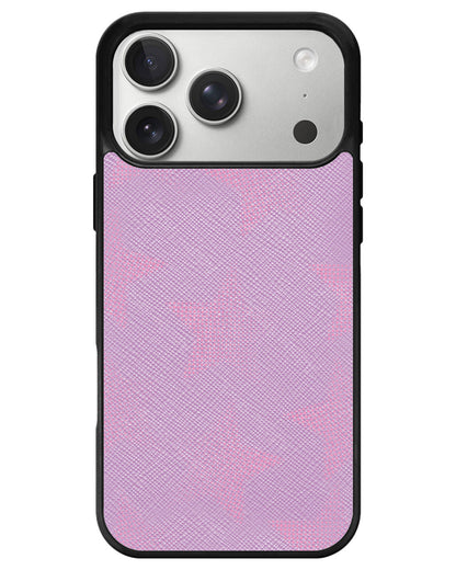 iPhone Leather Grip - Pink Star