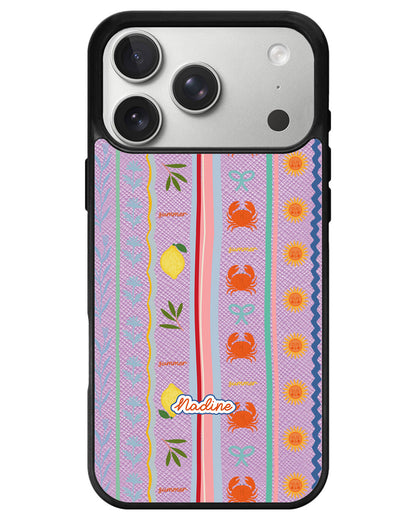 iPhone Leather Grip - Seaside Opulence 2.0