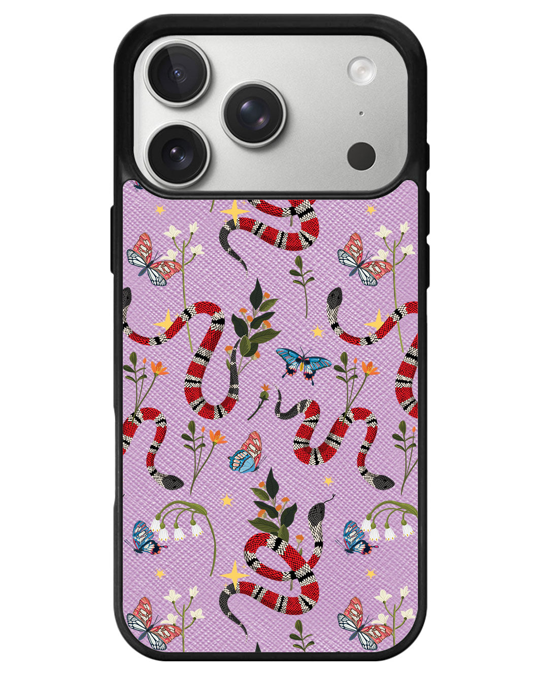 iPhone Leather Grip - Serpente