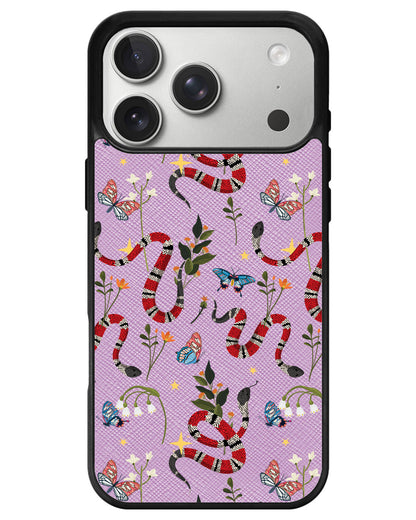 iPhone Leather Grip - Serpente