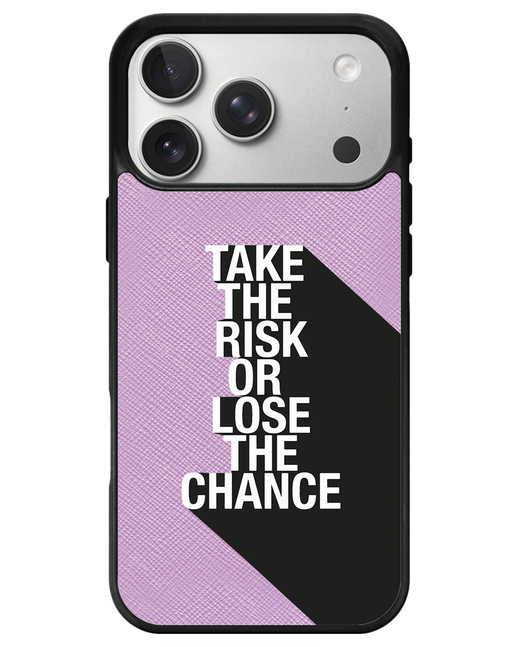 iPhone Leather Grip - Take The Risk