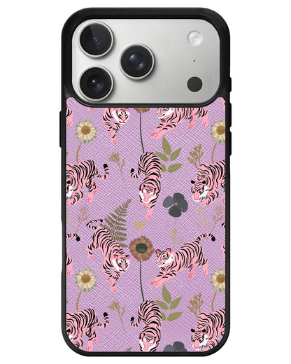 iPhone Leather Grip - Tigre Rosa