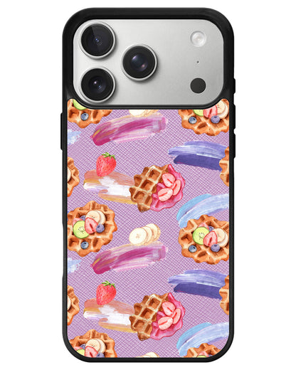 iPhone Leather Grip - Waffles