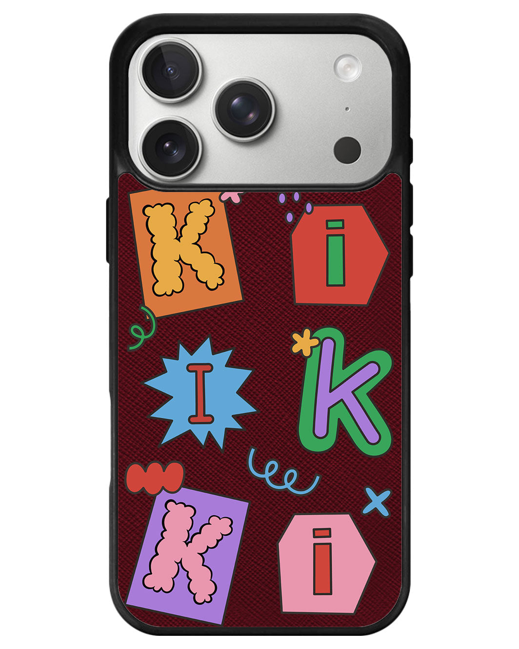 iPhone Leather Grip - Adorable Monogram