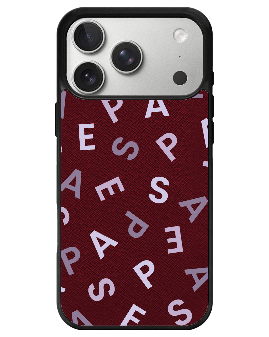 iPhone Leather Grip - Aespa Monogram