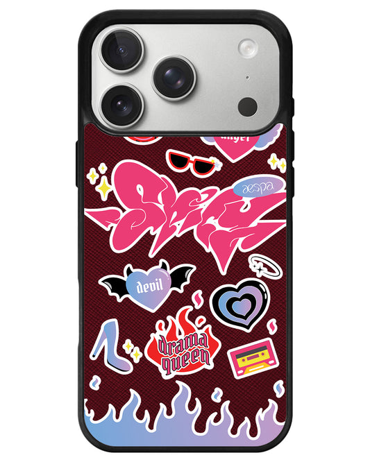 iPhone Leather Grip - Aespa Spicy