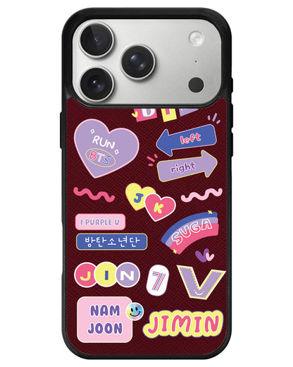 iPhone Leather Grip - BTS Members