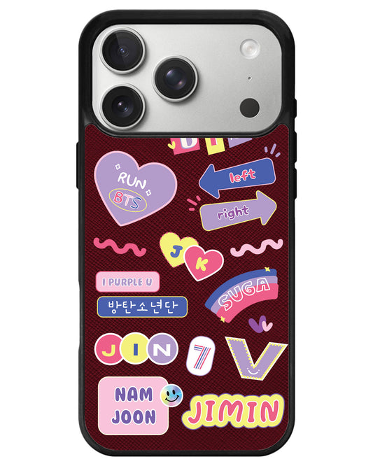 iPhone Leather Grip - BTS Members